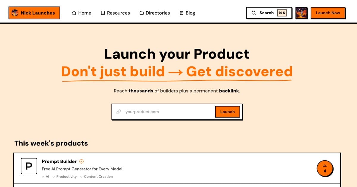 Nick Launches social preview