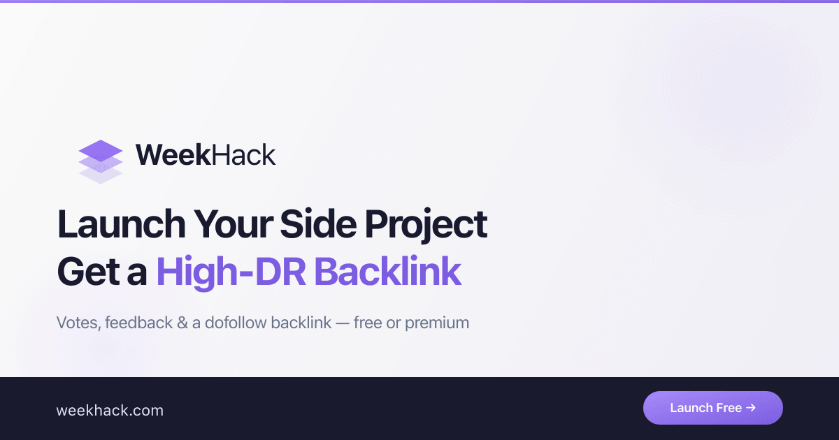 Week Hack social preview